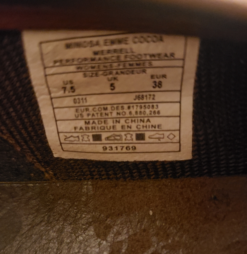 FINAL PRICE DROP Like New Merrell Mimosa Emme Mary Janes - Cocoa Size 7.5 - Picture 5 of 15